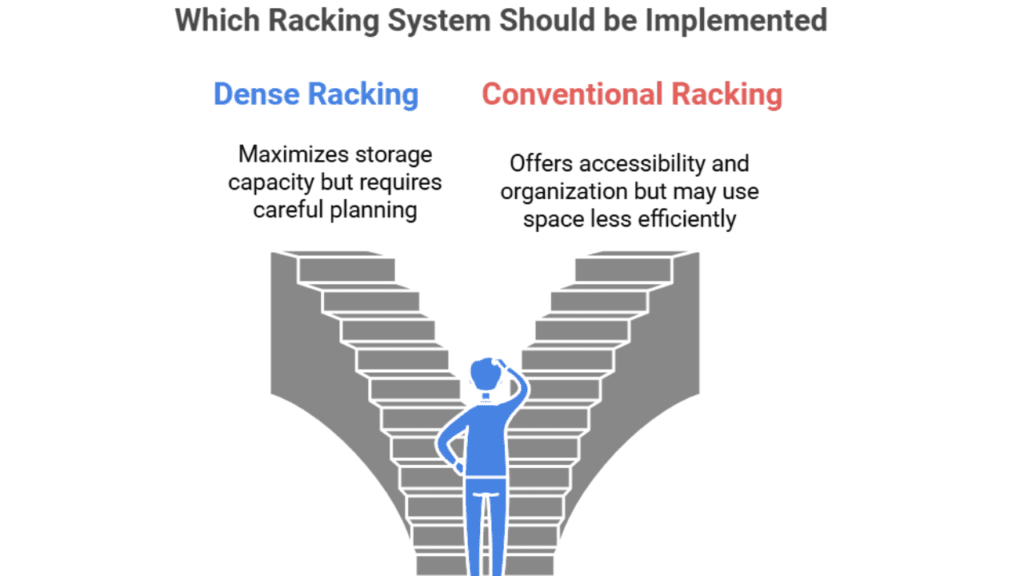 dense racking vs conventional racking