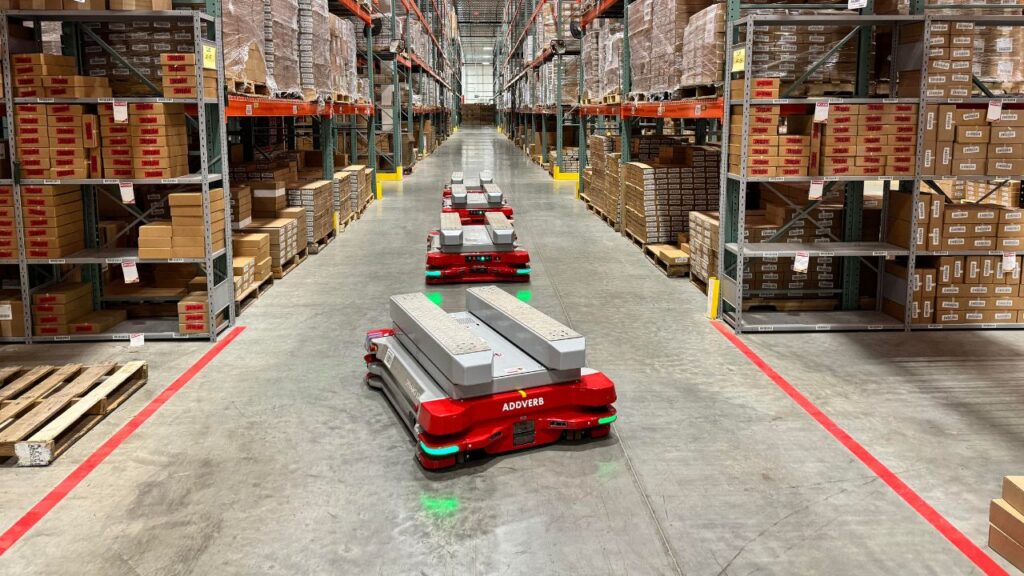 e commerce fulfillment process mobile robot