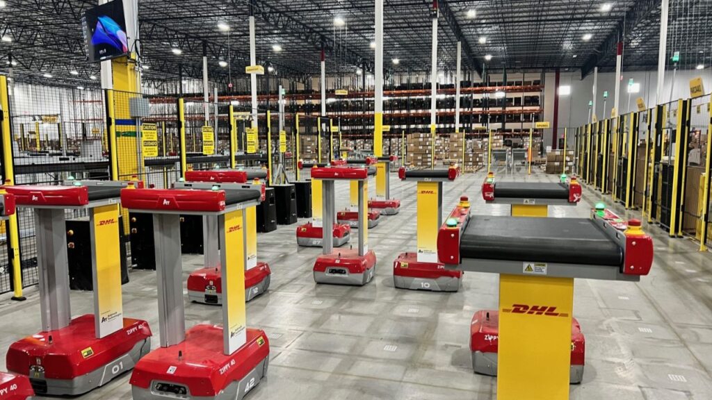 e commerce fulfillment process robotic sorter